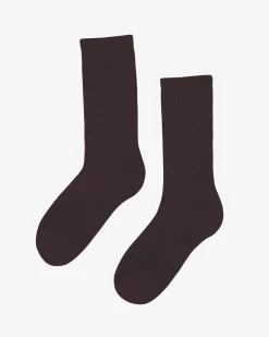 Organic Active Sock - Coffee Brown