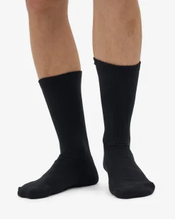 Organic Active Sock - Deep Black
