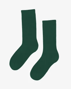 Organic Active Sock - Emerald Green