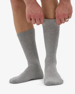 Organic Active Sock - Heather Grey