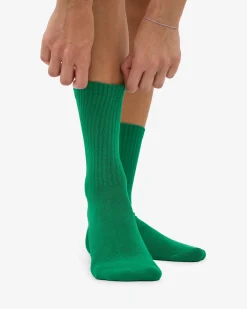 Organic Active Sock - Kelly Green (3-Pack)