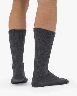 Organic Active Sock - Lava Grey