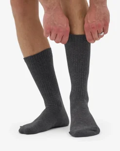 Organic Active Sock - Lava Grey (3-Pack)