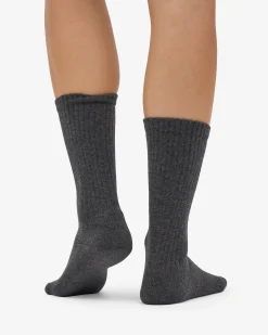 Organic Active Sock - Lava Grey (3-Pack)