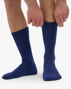 Organic Active Sock - Marine Blue (3-Pack)