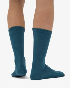 Organic Active Sock - Ocean Green