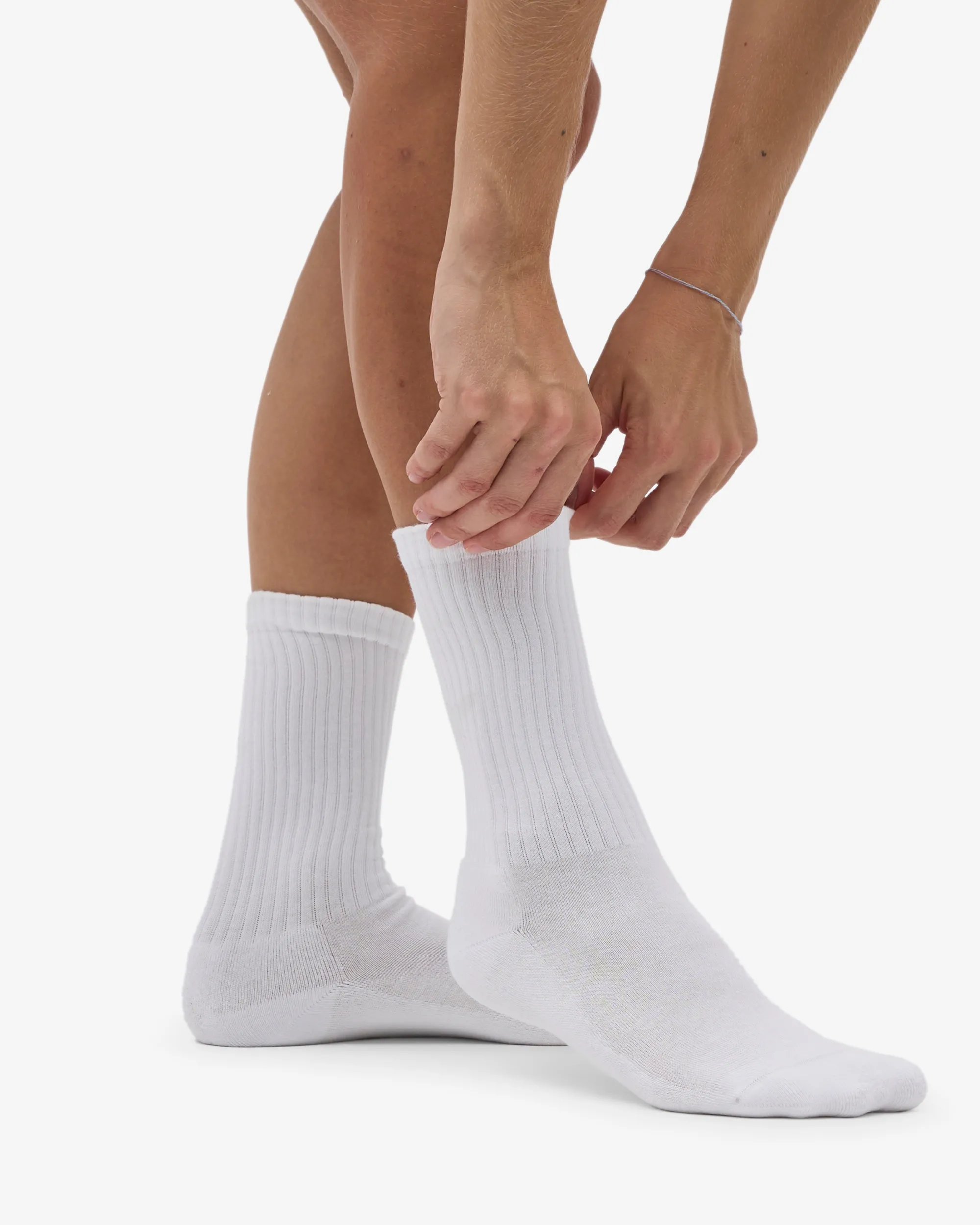 Organic Active Sock - Optical White