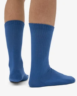Organic Active Sock - Petrol Blue (3-Pack)