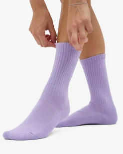Organic Active Sock - Soft Lavender