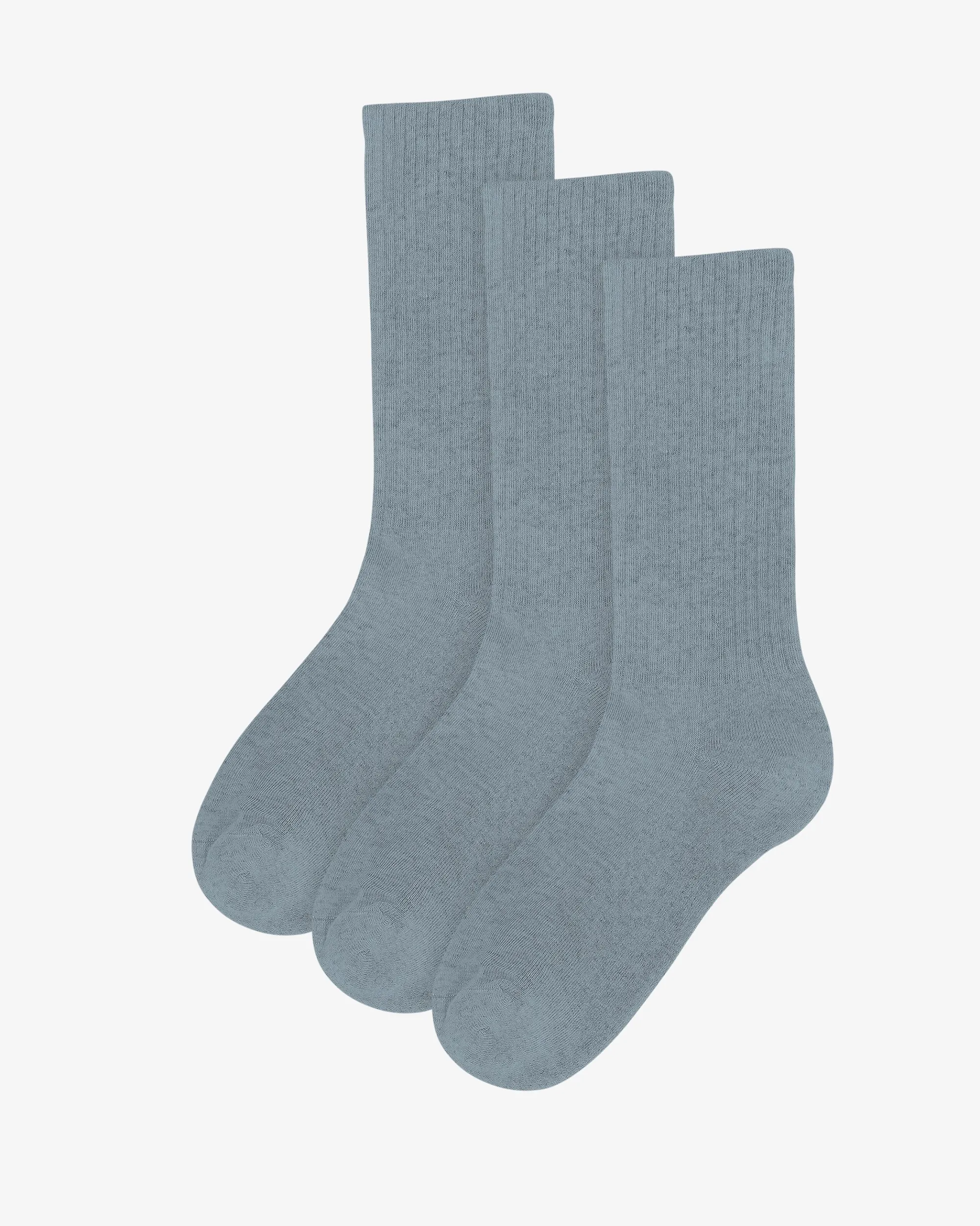Organic Active Sock - Steel Blue (3-Pack)