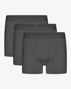 Organic Boxer Briefs 3 Pack - Lava Grey