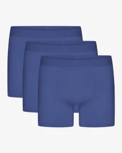 Organic Boxer Briefs 3 Pack - Marine Blue