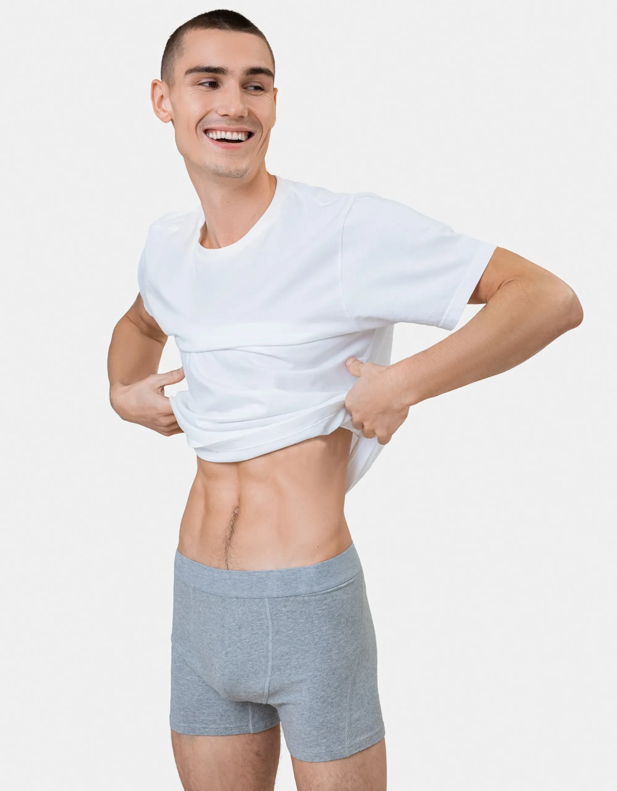 Organic Boxer Briefs 3 Pack - Marine Blue
