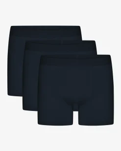 Organic Boxer Briefs 3 Pack - Navy Blue