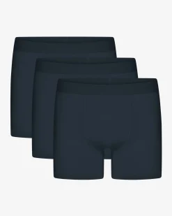 Organic Boxer Briefs 3 Pack - Petrol Blue