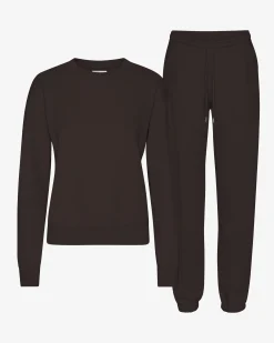 Organic Classic Sweatsuit - Coffee Brown