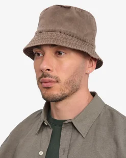 Organic Cotton Bucket Hat - Faded Khaki