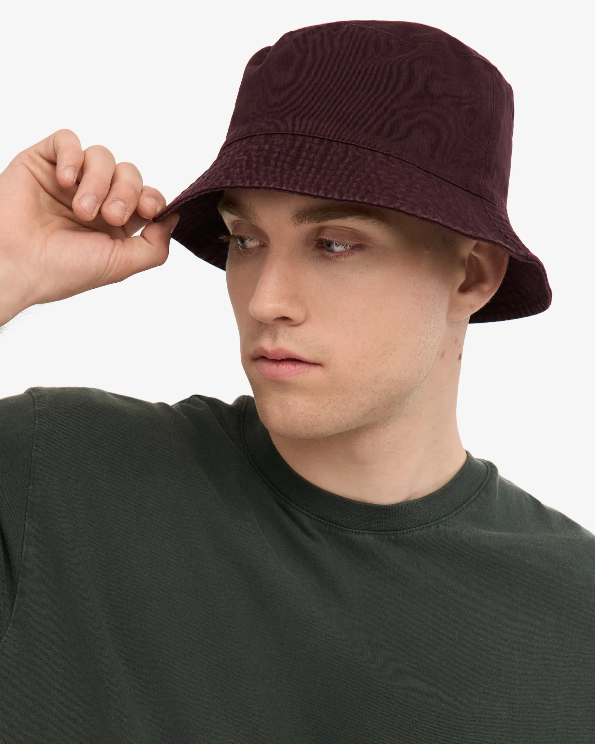 Organic Cotton Bucket Hat - Faded Pink