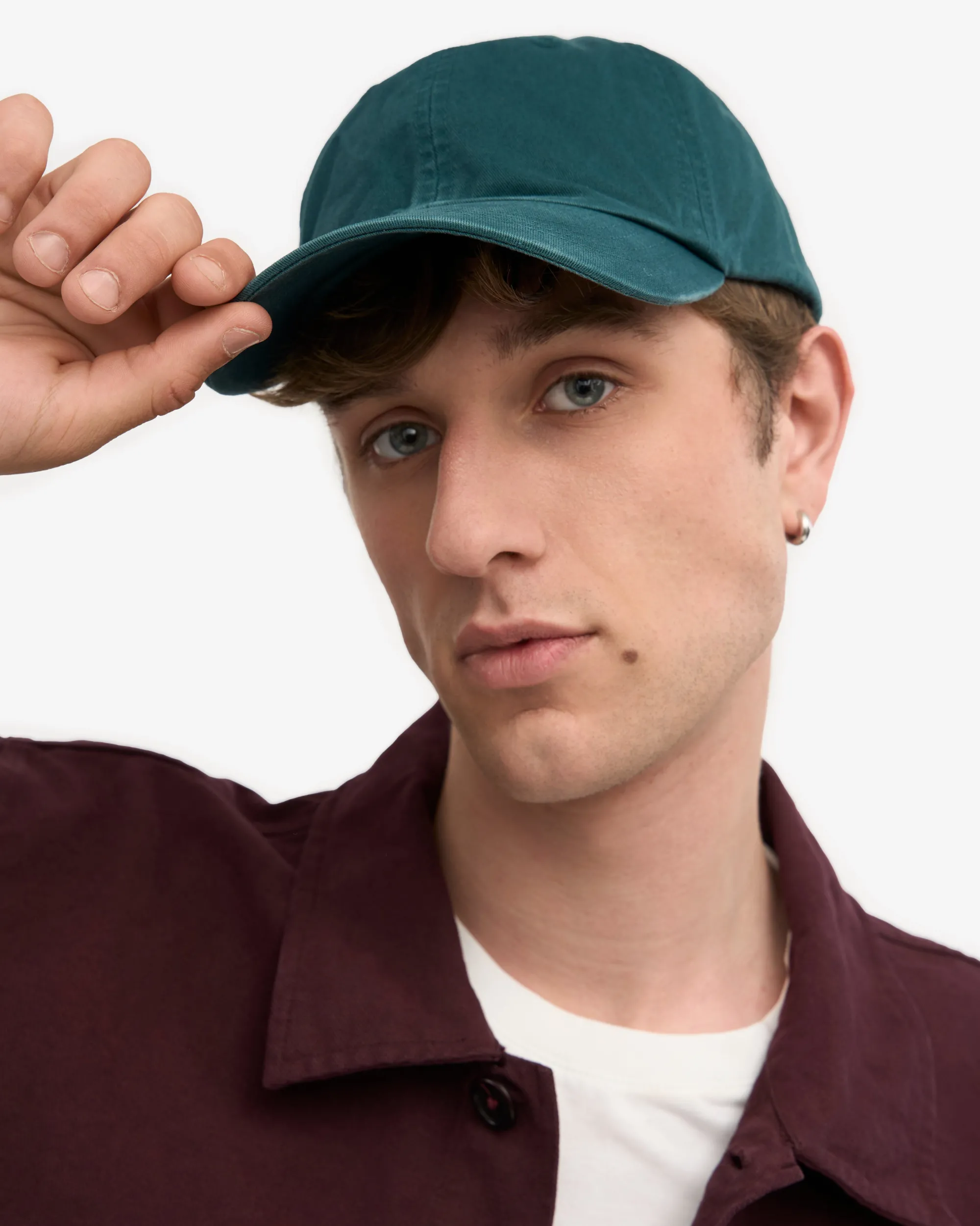 Organic Cotton Cap - Ocean Green