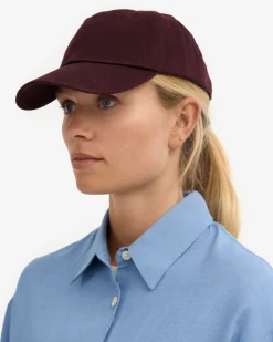 Organic Cotton Cap - Oxblood Red