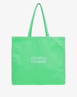 Organic Cotton Tote Bag - Spring Green