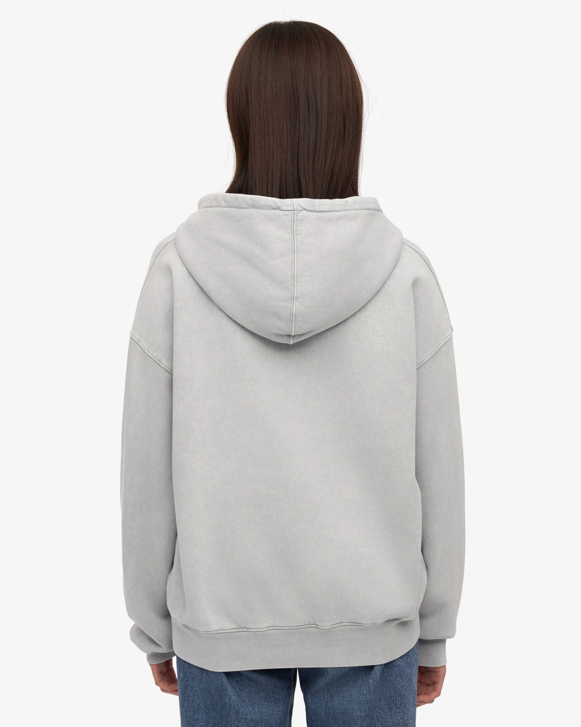 Organic Oversized Hood - Faded Grey