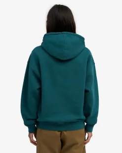 Organic Oversized Hood - Ocean Green