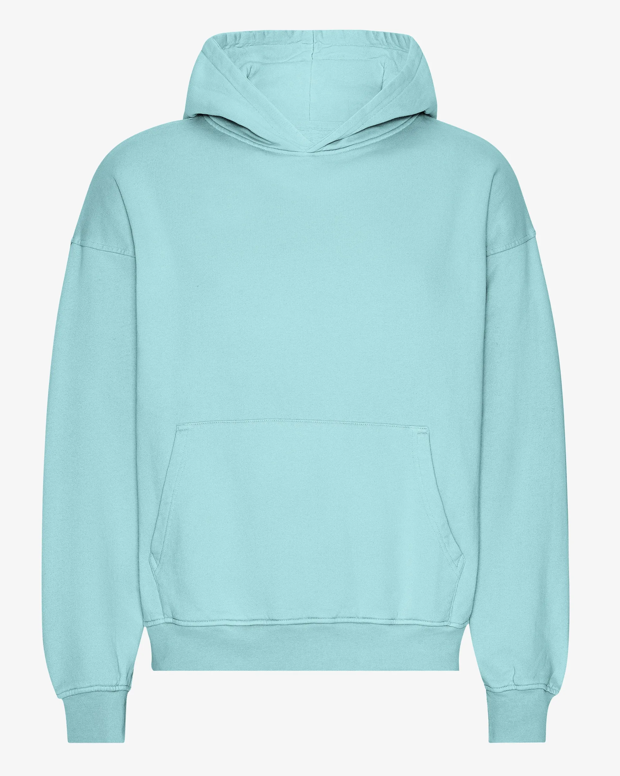 Organic Oversized Hood - Teal Blue