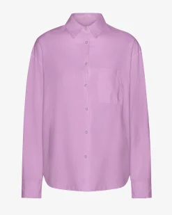 Organic Oversized Shirt - Cherry Blossom