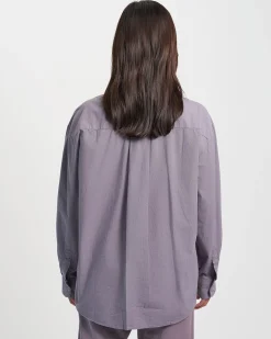 Organic Oversized Shirt - Hunter Green