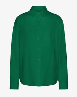 Organic Oversized Shirt - Kelly Green