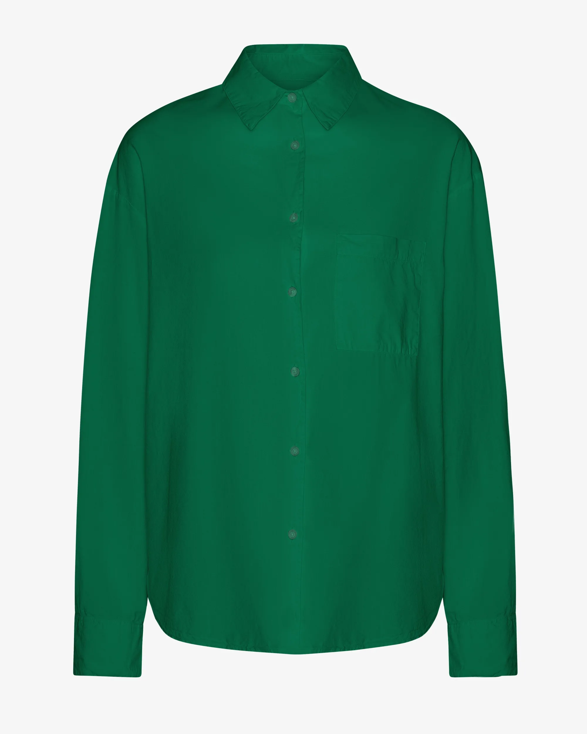Organic Oversized Shirt - Kelly Green