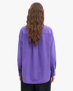 Organic Oversized Shirt - Ultra Violet