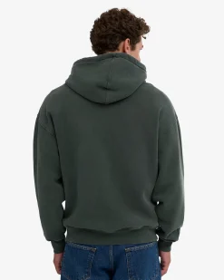 Organic Oversized Zip Hood - Optical White