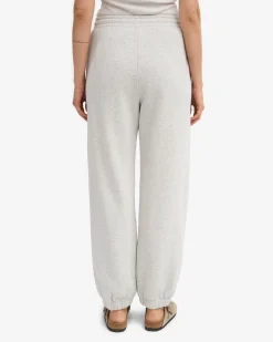Organic Relaxed Hood Sweatsuit - Snow Melange