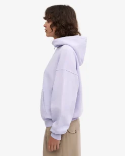 Organic Relaxed Hood Sweatsuit - Soft Lavender
