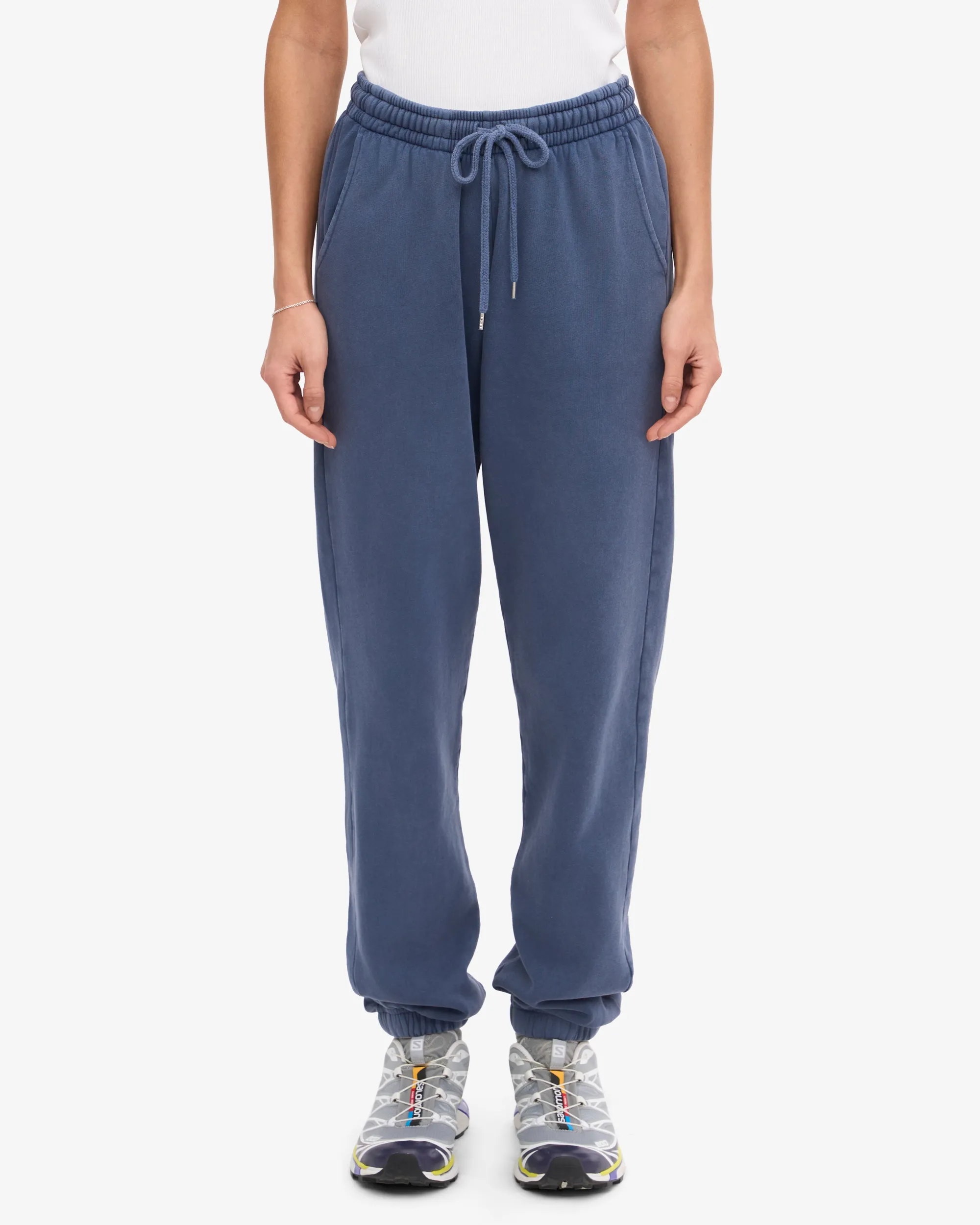 Organic Relaxed Hood Sweatsuit - Neptune Blue