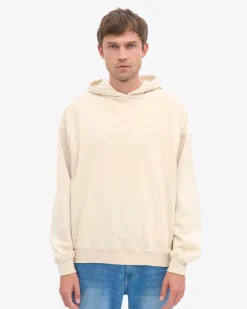 Organic Relaxed Hood Sweatsuit - Ivory White