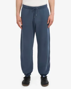 Organic Relaxed Hood Sweatsuit - Petrol Blue