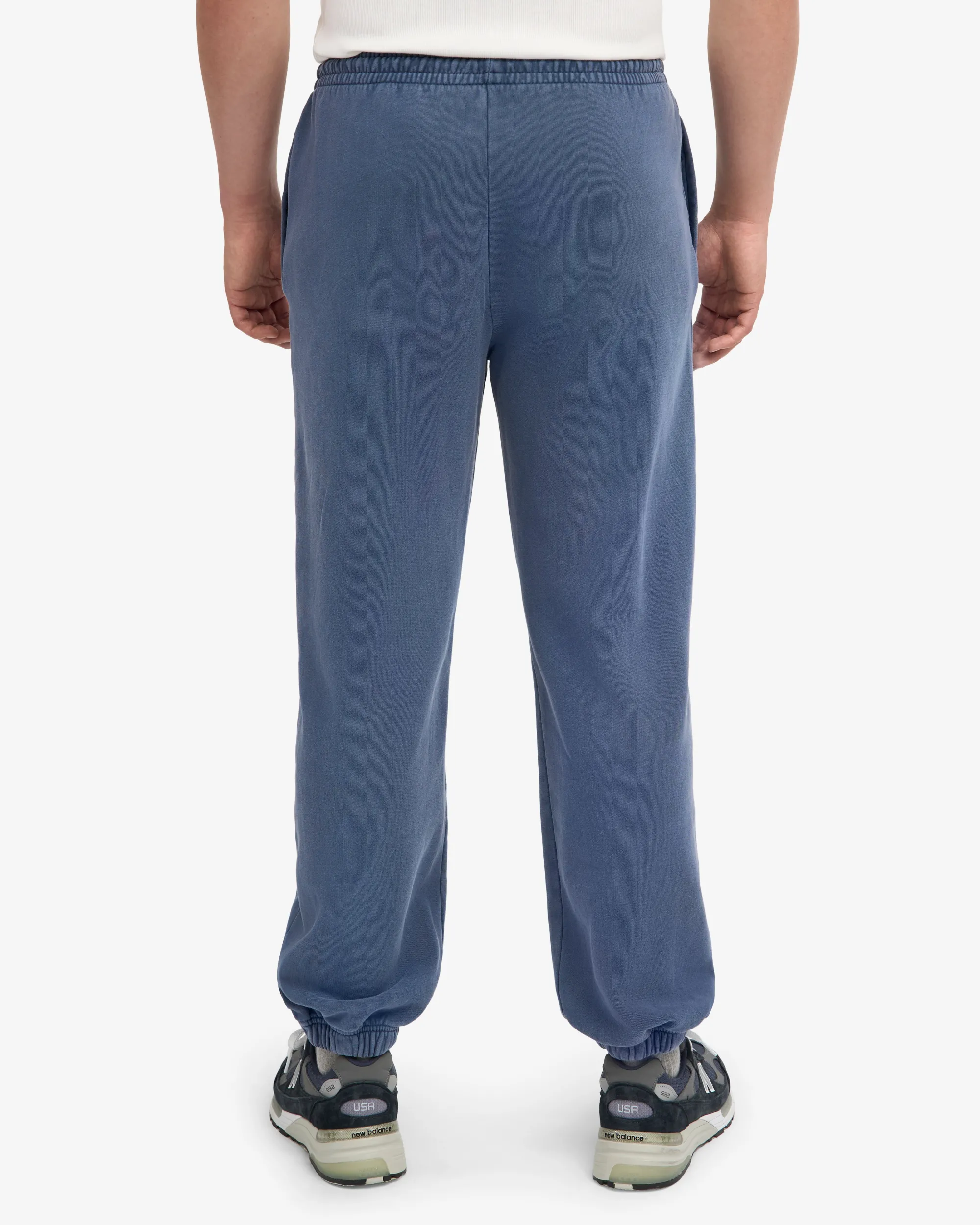 Organic Relaxed Hood Sweatsuit - Neptune Blue