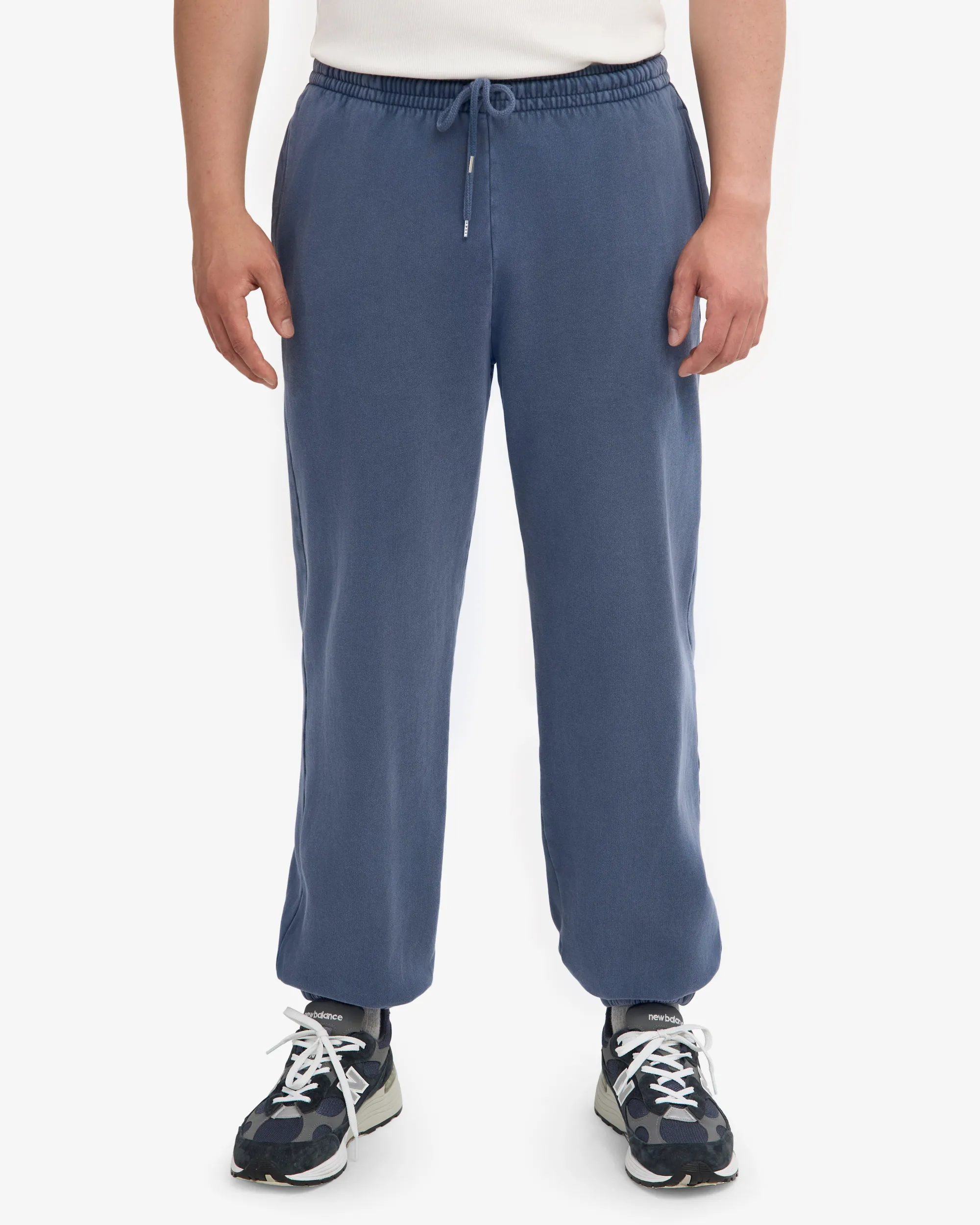 Organic Relaxed Hood Sweatsuit - Neptune Blue