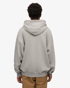 Organic Relaxed Hood Sweatsuit - Heather Grey