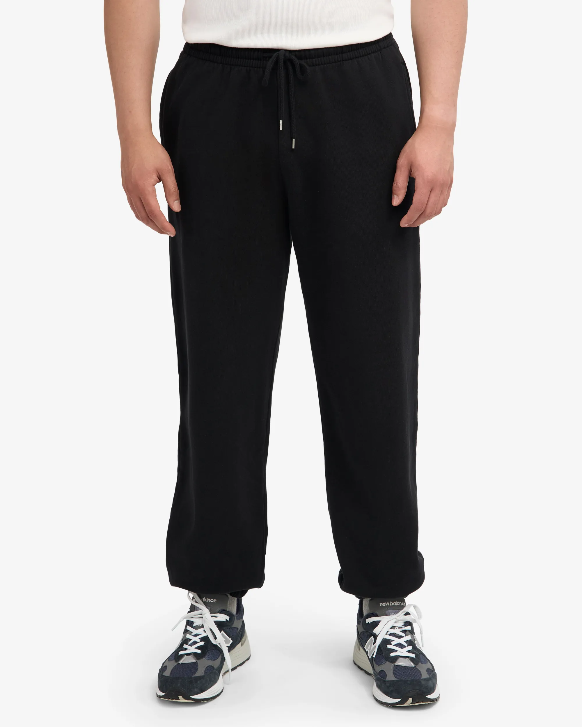 Organic Relaxed Hood Sweatsuit - Deep Black