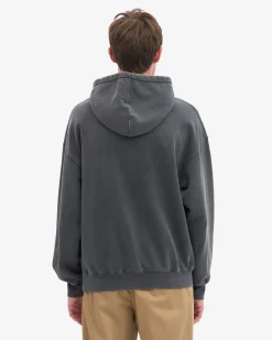 Organic Relaxed Hood Sweatsuit - Faded Black