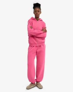 Organic Relaxed Sweatpants - Bubblegum Pink