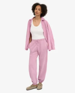 Organic Relaxed Sweatpants - Cherry Blossom