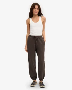 Organic Relaxed Sweatpants - Coffee Brown