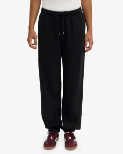 Organic Relaxed Sweatpants - Deep Black