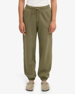 Organic Relaxed Sweatpants - Dusty Olive