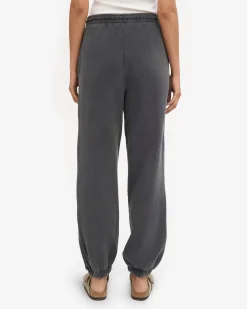 Organic Relaxed Sweatpants - Faded Black